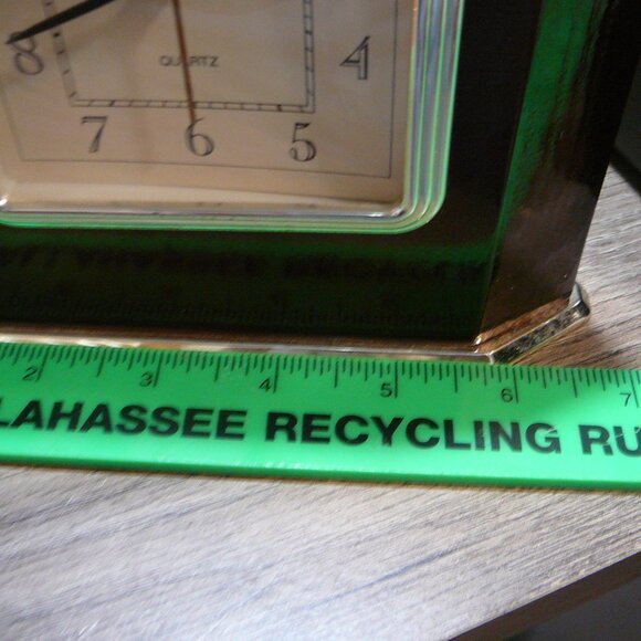 Vintage Paul Sebastian 1997 Wooden Desk Mantel Clock (working) - Picture 8 of 9